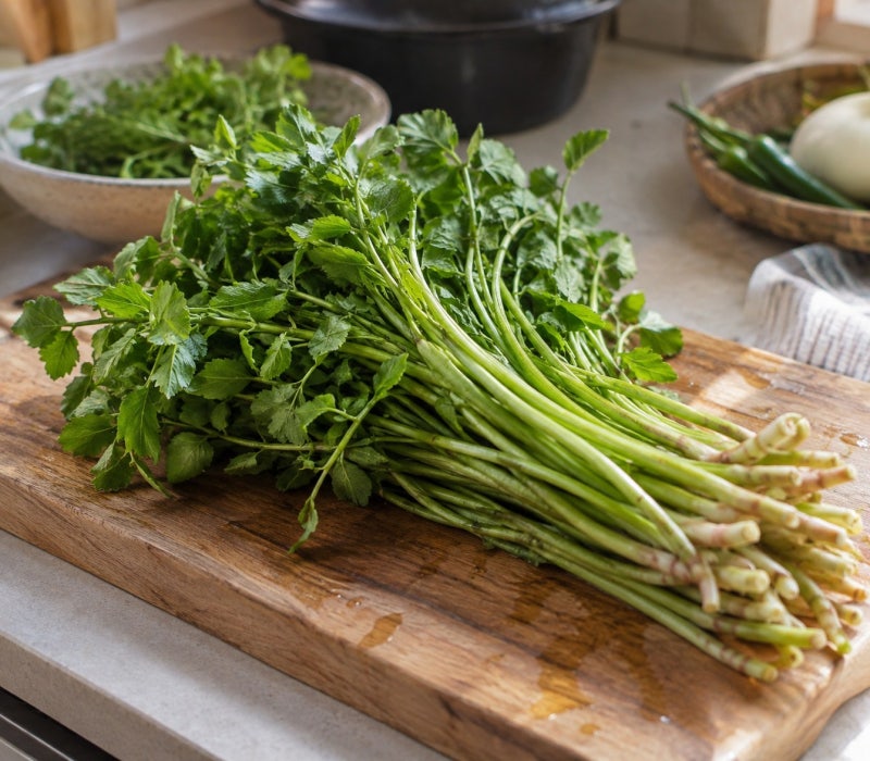 미나리무침 레시피 데치는 시간과 미나리 무침 초장 양념 비율