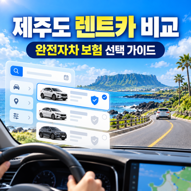 제주도 렌트카 가격 비교 플랫폼 실시간 예약 및 보험 선택 가이드