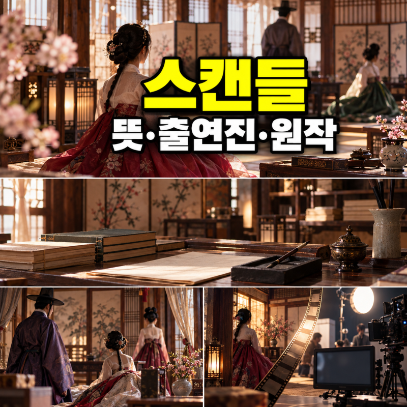 스캔들 조선남녀상열지사 뜻 출연진 줄거리 원작 정리