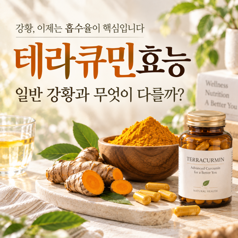 테라큐민효능 총정리 커큐민 흡수율하루섭취량 부작용까지