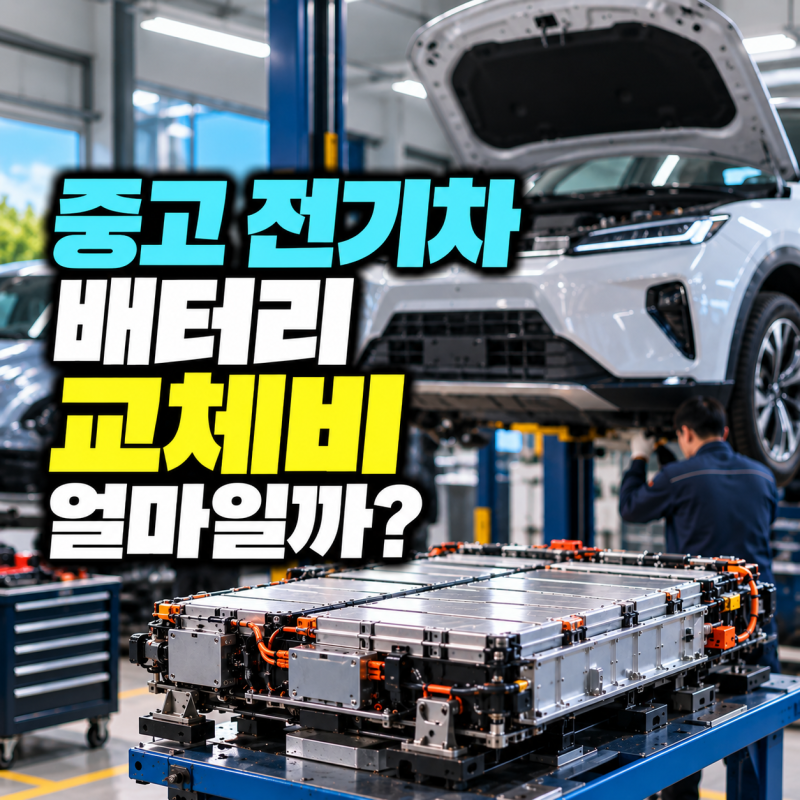 중고 전기차 배터리, 교체비 얼마일까?