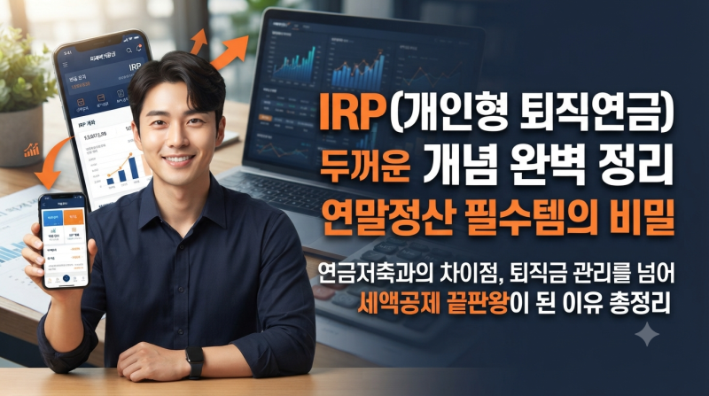 IRP(개인형 퇴직연금)란 무엇이고, 직장인 연말정산 필수템이 된 이유는?