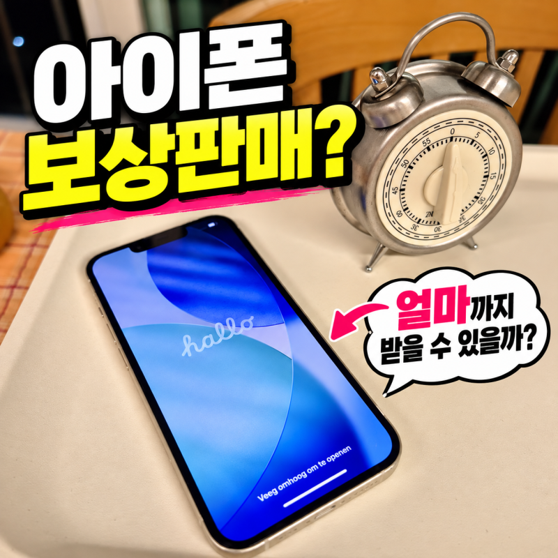 아이폰 구매 후 보상판매 방법 Apple Trade In 신청부터 반납까지