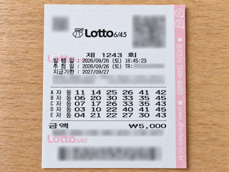 1243회 로또 당첨번호｜1등 25억 당첨지역·판매점·실수령액은?