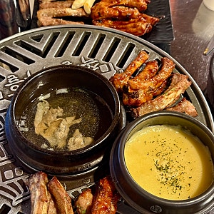 [용인 수지] 수암골 쪽갈비마을 수지구청점 맛집 추천 ㅣ치즈퐁듀에 매운쪽갈비 풍덩!
