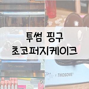 투썸 핑구 초코 퍼지케이크 내돈내산 │핑구 케이크 직접 먹어본 솔직 후기