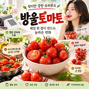 방울토마토효능 총정리 혈압 라이코펜 스테비아토마토까지