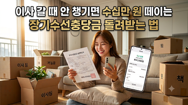 이사 갈 때 안 챙기면 수십만 원 떼이는 장기수선충당금 돌려받는 법