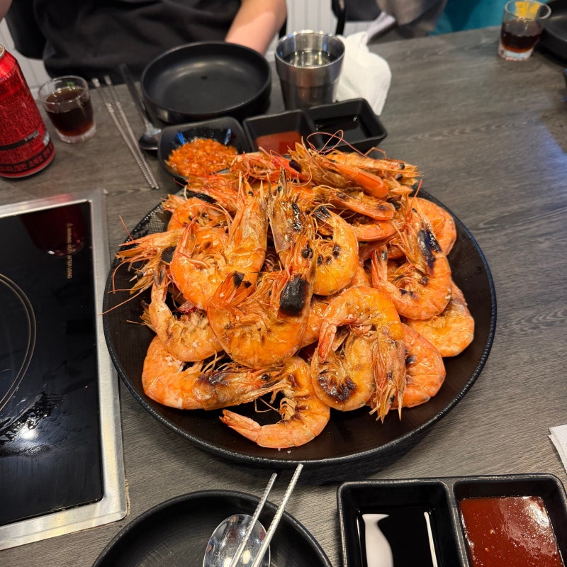노량진 수산시장 새우, 꽃게 먹고 온 후기 | 제철 수꽃게부터 새우구이까지, 초장집 예약 필....