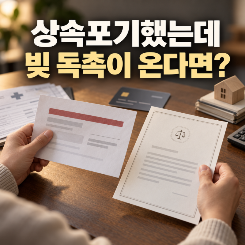 상속포기했는데 빚 갚으라고 한다면?｜병원비·대출·카드값 독촉 대응 순서