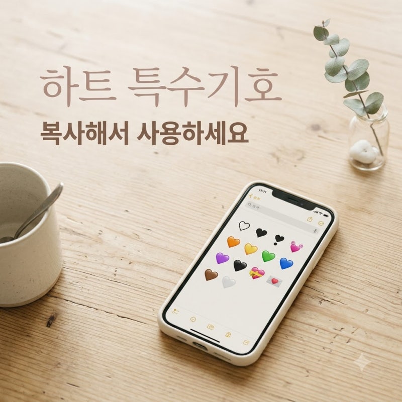 하트 특수기호 모음 복사! 감성 닉네임 꾸미기 꿀팁