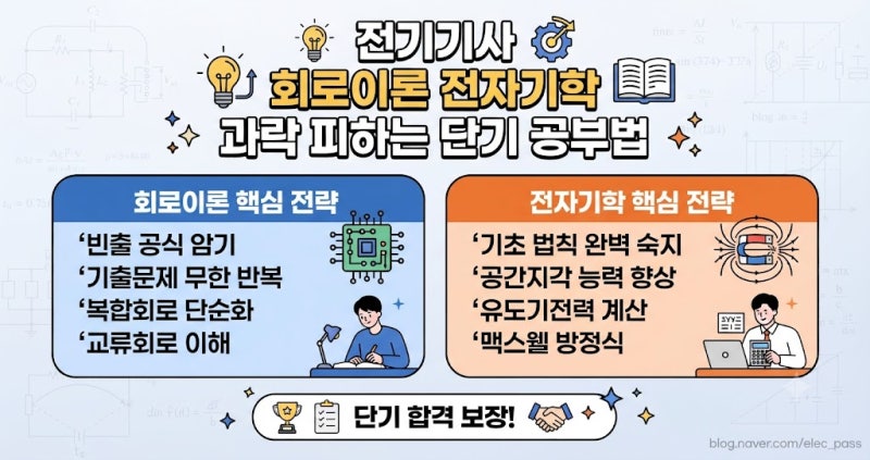 전기기사 회로이론 전자기학 과락 피하는 단기 공부법
