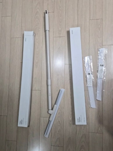 샤워 뒤 욕실 스퀴지 디어커스 피니셔 스퀴지 서서 물기 밀어냈어요