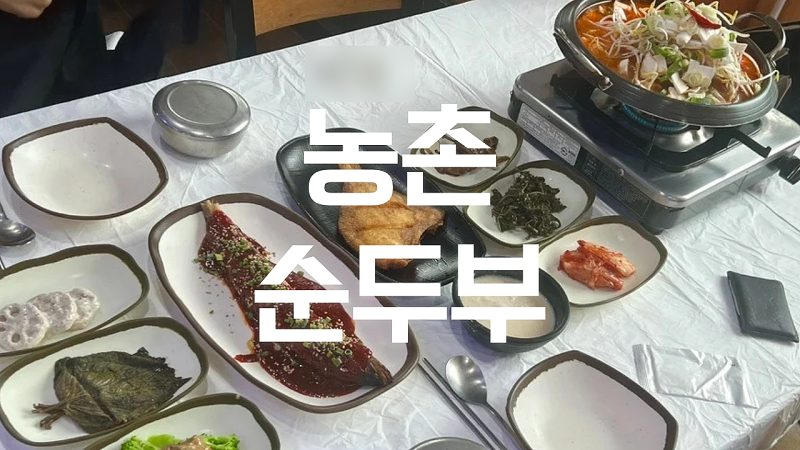 강릉 초당순두부마을 맛집 농촌순두부 낙지얼큰 손두부전골 솔직후기