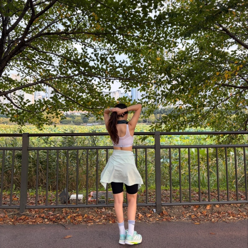 휠라 쿨웨이브 브라탑&팬티 착용하고 무도런 10km 완주! 마라톤 속옷 솔직후기 (필미크루 1기)