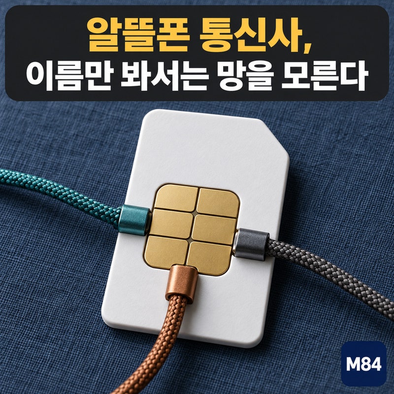 알뜰폰 통신사, 이름만 봐서는 어느 망인지 알 수 없는 이유