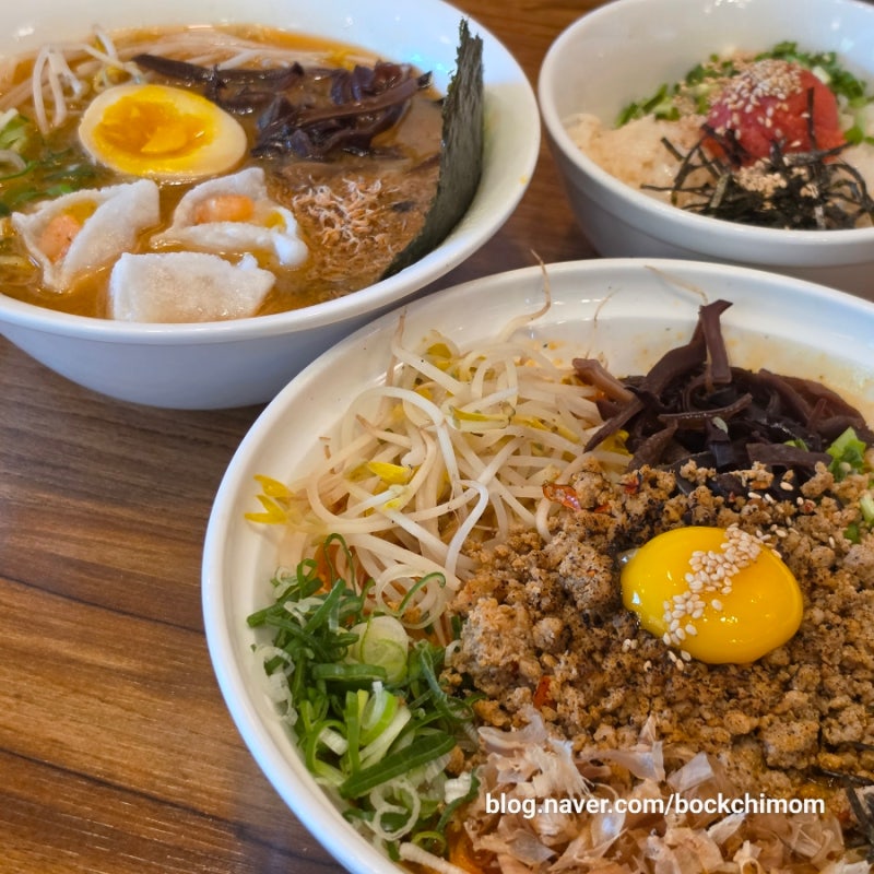 서울식물원 맛집 큐슈울트라아멘 마곡나루역점 | 마제소바 새우탕멘