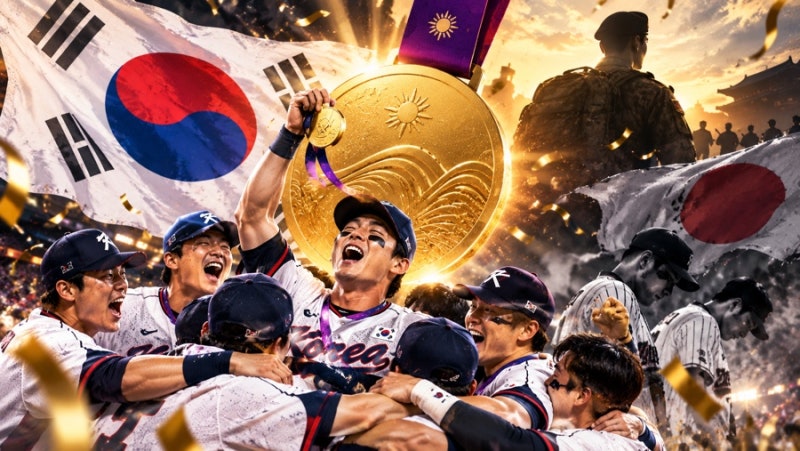 아시안게임 야구 금메달 병역면제 조건｜김도영 등 16명 군대 안 가도 될까?