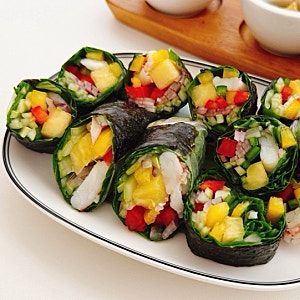 밥없는 -3kg 순삭 다이어트 김밥 만들기! 월남쌈 재료 듬뿍 추천 땅콩 소스 레시피