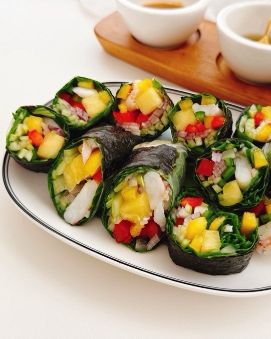 밥없는 -3kg 순삭 다이어트 김밥 만들기! 월남쌈 재료 듬뿍 추천 땅콩 소스 레시피