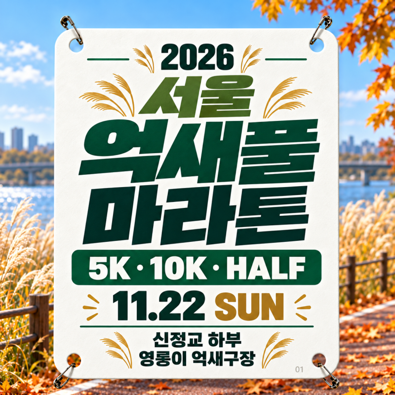 2026 서울 억새풀 마라톤 접수·일정·코스·기념품 정리