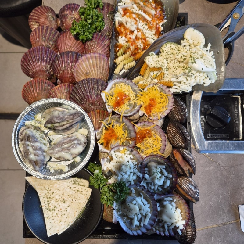 부산 해운대 조개구이 맛집 조개구남 : 메뉴 맛 주차 등