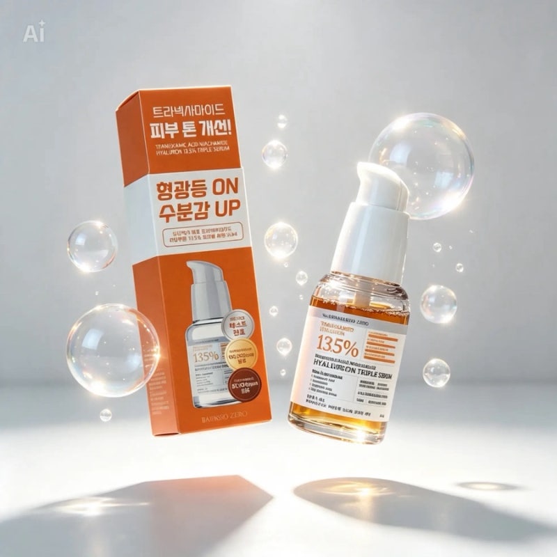 살림백서 제로 트라넥사마이드 세럼으로 집에서 피부 잡티 케어하는 방법