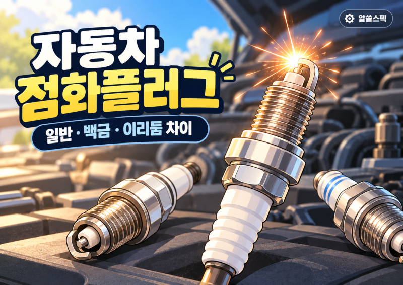 자동차 점화플러그 일반·백금·이리듐 차이, 열가·간극·교환주기 정리
