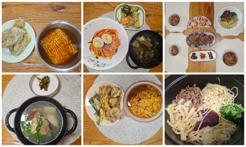 4인가족 성장기아이들 식사메뉴, 식비절약식단,명절음식활용하기,월식비75만원 냉파밥상, 앱....