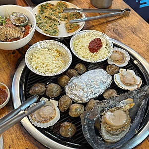 을왕리조개구이맛집 l 경기회전문조개구이 (주차가능,애견동반가능)