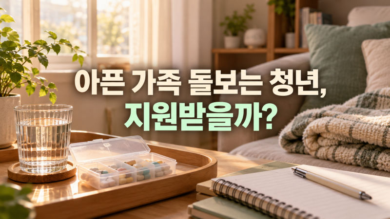 아픈 가족을 돌보는 청년도 지원받을 수 있을까? 가족돌봄청년 지원과 자기돌봄비