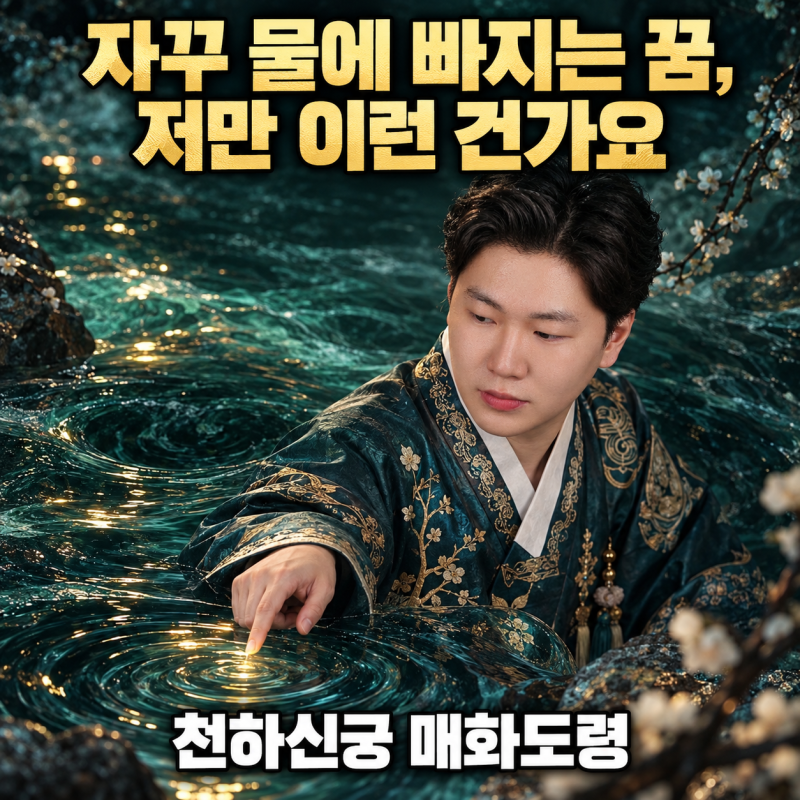 자꾸 물에 빠지는 꿈, 저만 이런 건가요 — 천하신궁 매화도령의 물에 빠지는 꿈 해몽 이야기