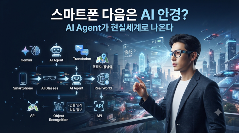 스마트폰 다음은 AI 안경? AI Agent가 현실세계로 나온다