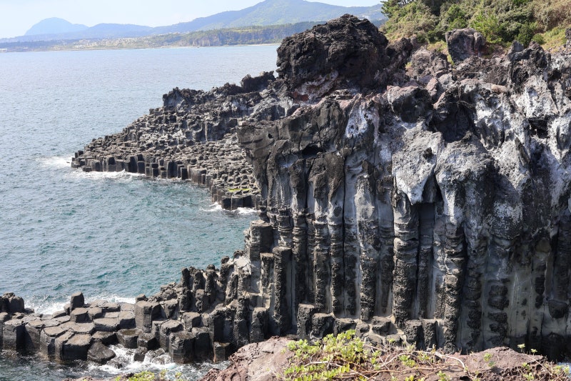 濟州中文必訪景點：大浦海岸柱狀節理帶
