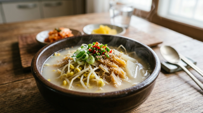 황태콩나물국 레시피 국물이 감동적인 속풀이 해장국 맛있게 끓이는 법