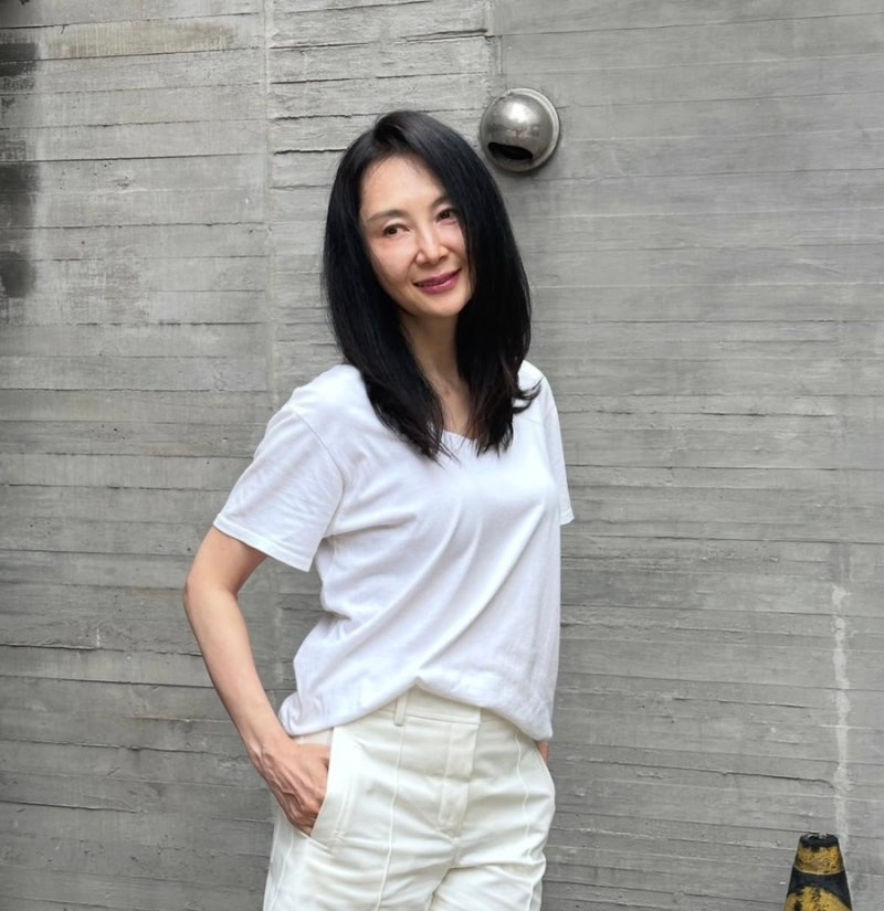 58세 채시라, 사진 한 장에 또 놀랐다... 세월 비껴간 듯한 최근 모습