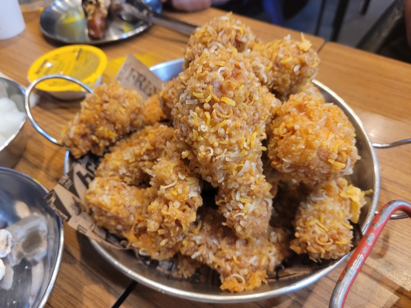 동탄호수공원 치킨 BHC 맛초킹 콰삭킹콤보, 역시 치킨은 매장에서 먹는게 진짜 입니다