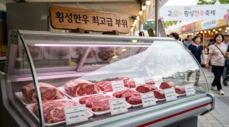 "횡성한우축제" 우아한휴식 이찬원 일정 라인업 불꽃쇼 주차 총정리