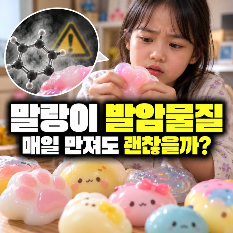말랑이 발암물질, 매일 손으로 주물렀는데 정말 괜찮을까?