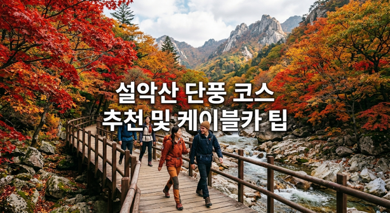 설악산 단풍 코스 추천 및 케이블카 예약 팁 ｜ 가을여행 #17