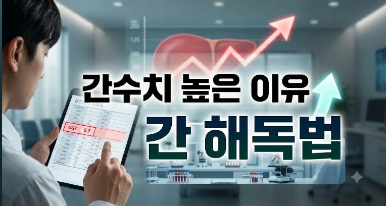 건강검진 간수치 높은 이유, 영양제보다 시급한 진짜 간 해독법
