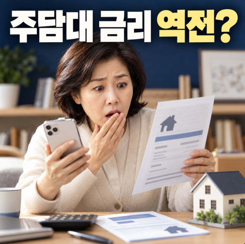 주담대 금리 역전이라니…대출 갈아탈 때 진짜 이득인지 확인하는 법