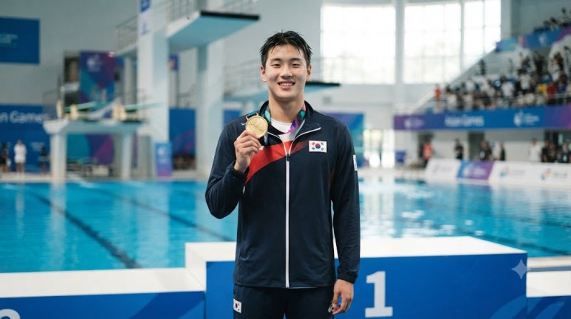 아시아 정상을 품은 수영 샛별 김영범 프로필과 아시안게임 금메달 소식