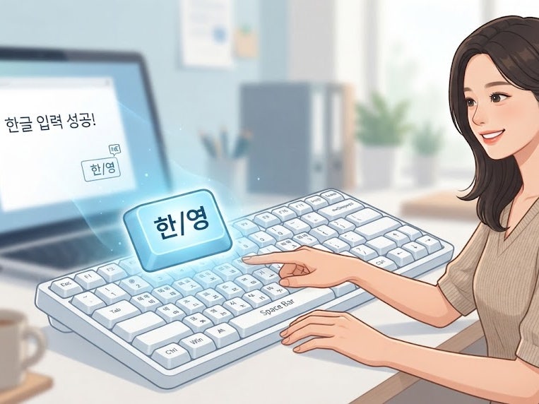 키보드 한영전환 갑자기 안 될 때, 원인은 따로 있었다