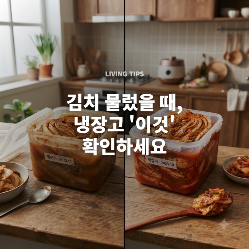 김치가 갑자기 물러졌을 때 김치냉장고 보관조건에서 바로 확인할 5가지