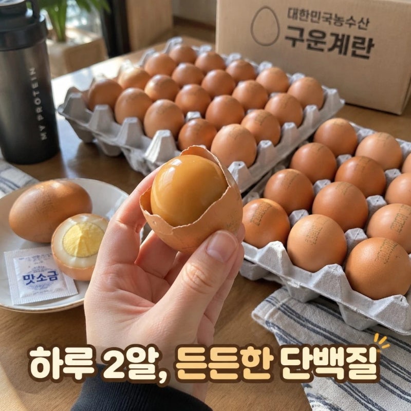대한민국농수산 쫄깃 촉촉 구운계란 대란 30구+30구 총 2판 솔직 스펙 가이드