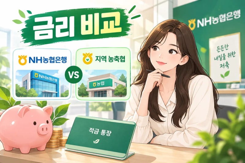 농협 정기적금 금리 비교와 가입 전 확인할 조건