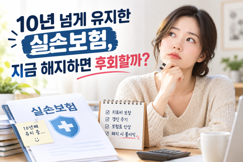 "10년 넘게 든 실손보험, 해지하기 전에 꼭 따져봐야 할 것"