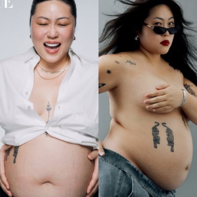 백진경 임산부 파격 화보, 106kg 만삭 공개한 사연은?