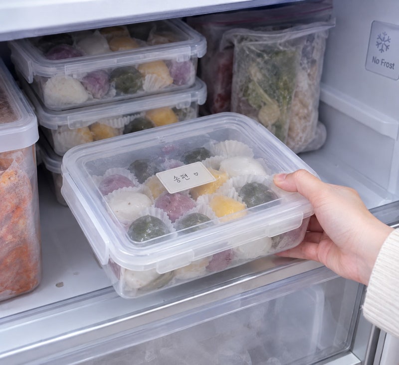 추석 남은 송편 냉장 냉동 보관방법 해동 맛있게 먹는방법